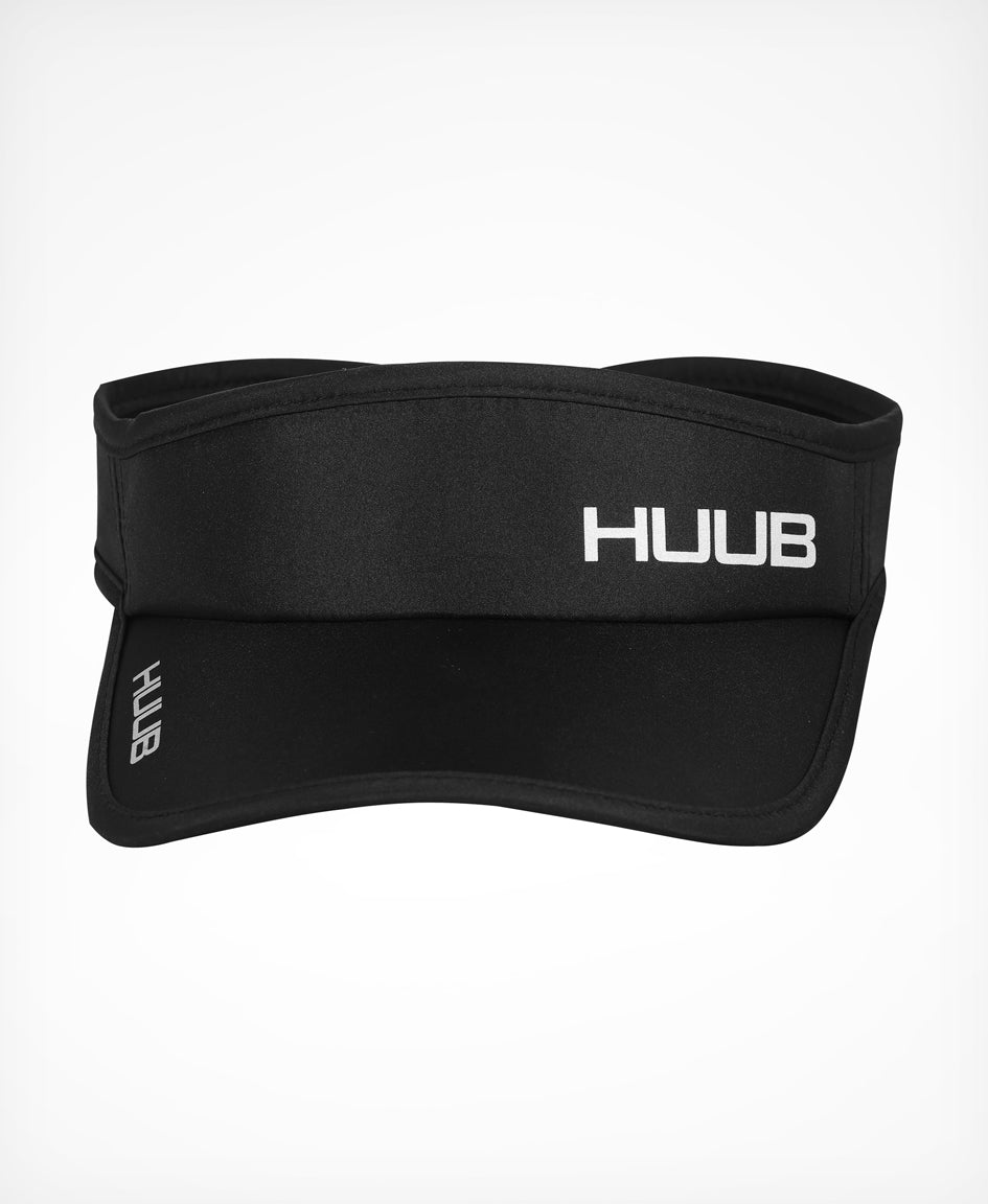 HUUB Run Visor II – ventilated lightweight running visor, elastic strap, available White, Coral, Black.
